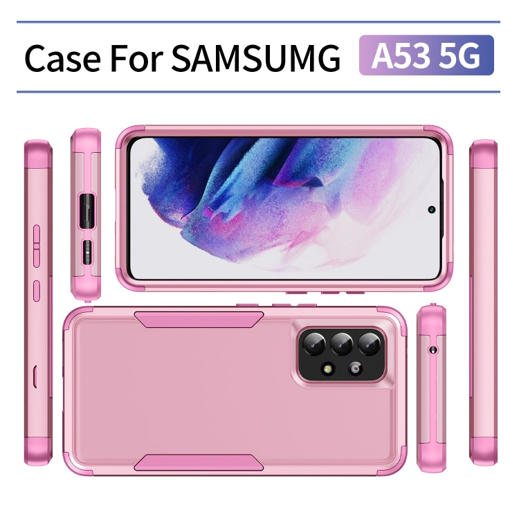 For Samsung Galaxy A53 5G TPU + PC Shockproof Protective Phone Case(Pink) - free shipping - PMC TechLife - Order now!