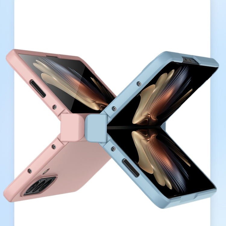 For Samsung Galaxy Z Fold5 Skin Feel PC Phone Case with Hinge(Yellow) - free shipping - PMC TechLife - Order now!