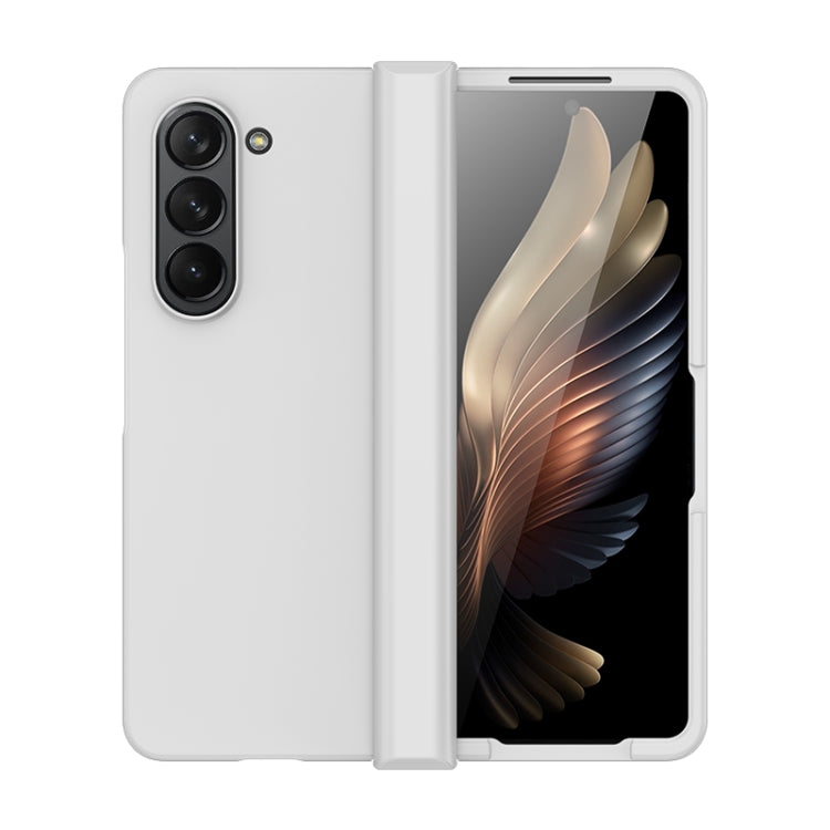 For Samsung Galaxy Z Fold5 Skin Feel PC Phone Case with Hinge(White) - free shipping - PMC TechLife - Order now!