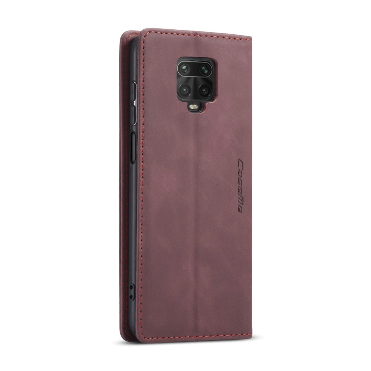 For Xiaomi Redmi Note 9 Pro/Note 9 Pro Max/Note 9s CaseMe 013 Multifunctional Horizontal Flip Leather Case, with Card Slot & Holder & Wallet(Wine Red) - free shipping - PMC TechLife - Order now!