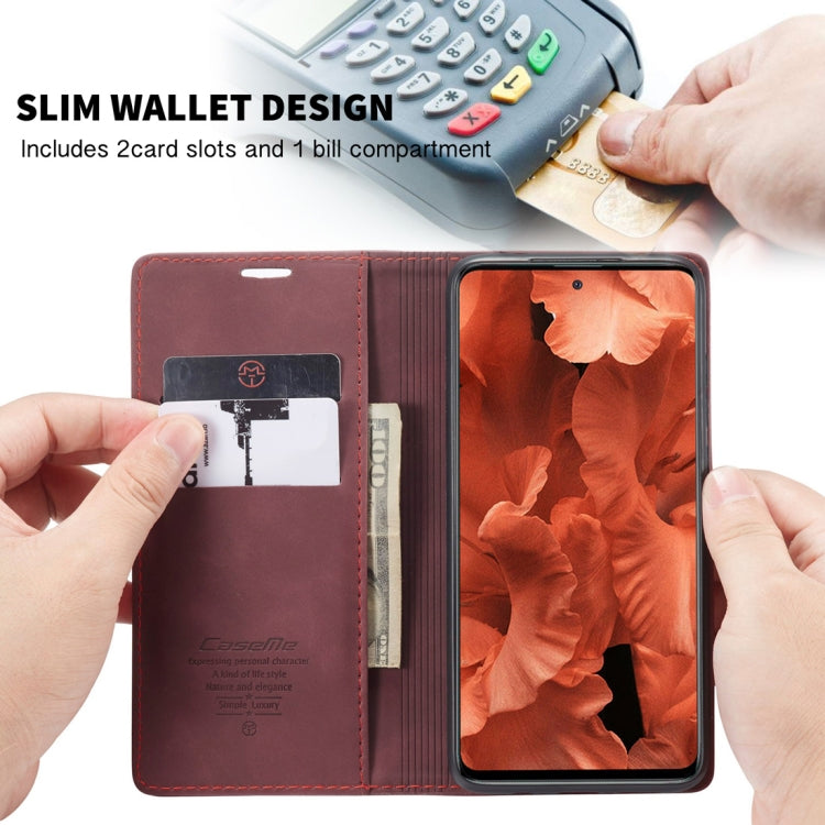 For Xiaomi Redmi Note 9 Pro/Note 9 Pro Max/Note 9s CaseMe 013 Multifunctional Horizontal Flip Leather Case, with Card Slot & Holder & Wallet(Wine Red) - free shipping - PMC TechLife - Order now!