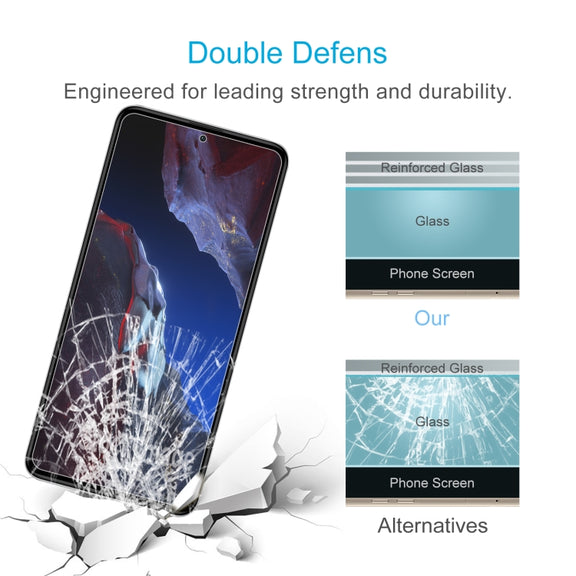 For Xiaomi Poco F5 Pro 10pcs 0.26mm 9H 2.5D Tempered Glass Film