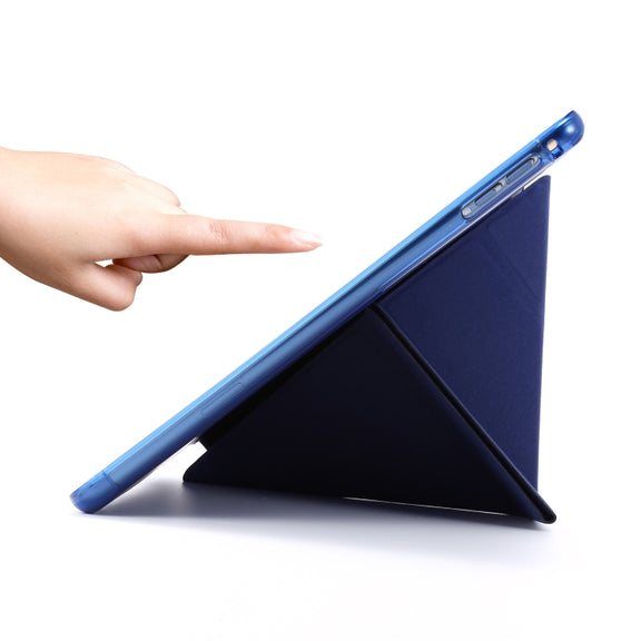 For iPad Mini (2019) Airbag Deformation Horizontal Flip Leather Case with Holder & Pen Holder(Mint Green)