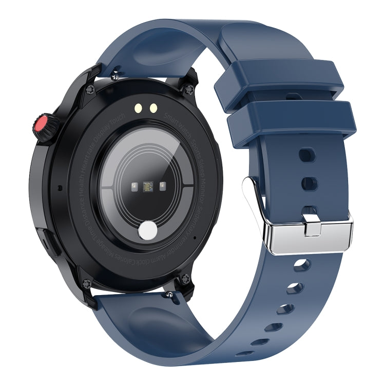 T52 1.39 inch IP67 Water-resistant Silicone Band Smart Watch Supports Bluetooth Call / Blood Oxygen / Body Temperature Monitoring(Blue)