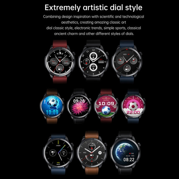 T52 1.39 inch IP67 Water-resistant Silicone Band Smart Watch Supports Bluetooth Call / Blood Oxygen / Body Temperature Monitoring(Blue)