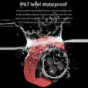 T52 1.39 inch IP67 Water-resistant Silicone Band Smart Watch Supports Bluetooth Call / Blood Oxygen / Body Temperature Monitoring(Blue)