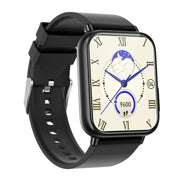 TK10 1.91 inch IP68 Water-resistant Silicone Band Smart Watch Supports AI Medical Diagnosis/ Blood Oxygen / Body Temperature Monitoring(Black)