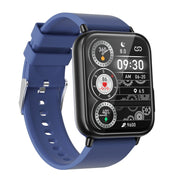 TK10 1.91 inch IP68 Water-resistant Silicone Band Smart Watch Supports AI Medical Diagnosis/ Blood Oxygen / Body Temperature Monitoring(Blue)