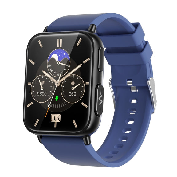 TK10 1.91 inch IP68 Water-resistant Silicone Band Smart Watch Supports AI Medical Diagnosis/ Blood Oxygen / Body Temperature Monitoring(Blue)