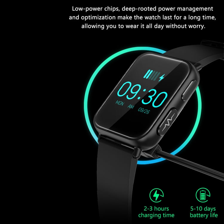 TK10 1.91 inch IP68 Waterproof Silicone Band Smart Watch Supports AI Medical Diagnosis/ Blood Oxygen / Body Temperature Monitoring(Black) -  by PMC TechLife | Online Shopping South Africa | PMC TechLife