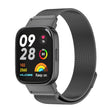 For Redmi Watch 3 Mijobs Milan Magnetic Metal Watch Band(Black) - Watch Bands by MIJOBS | Online Shopping South Africa | PMC TechLife | Buy Now Pay Later Mobicred