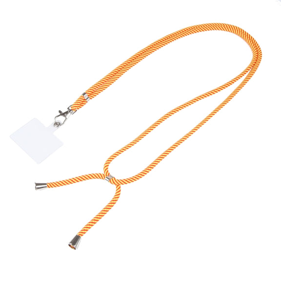 Universal Mixed Color Mobile Phone Lanyard(Yellow Orange)