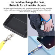 Universal Solid Color Mobile Phone Lanyard(Pink)