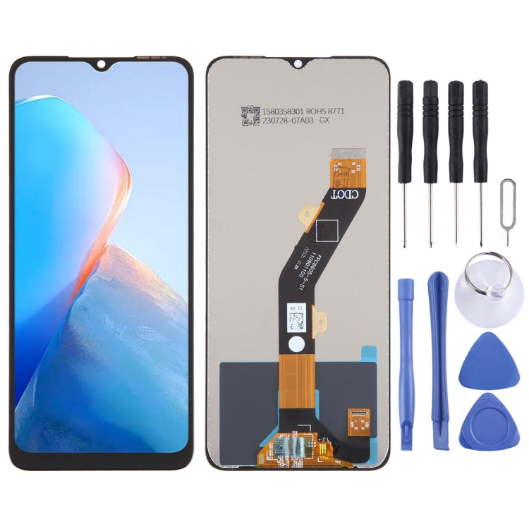 OEM LCD Screen For Infinix Smart 7 HD X6516 with Digitizer Full Assembly - free shipping - PMC TechLife - Order now!