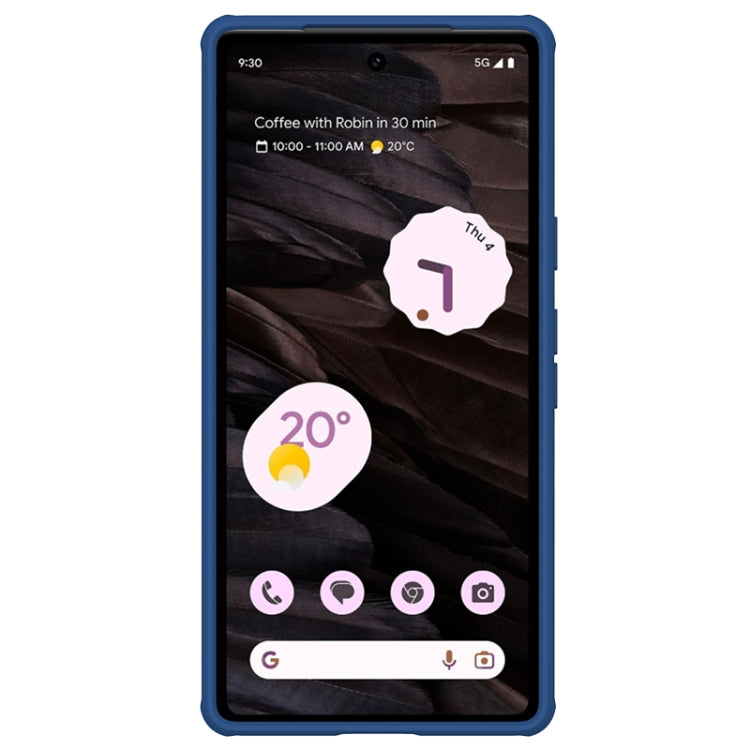 For Google Pixel 7A NILLKIN CamShield Pro PC Phone Case(Blue) - Google Cases by NILLKIN | Online Shopping South Africa | PMC Jewellery | Buy Now Pay Later Mobicred