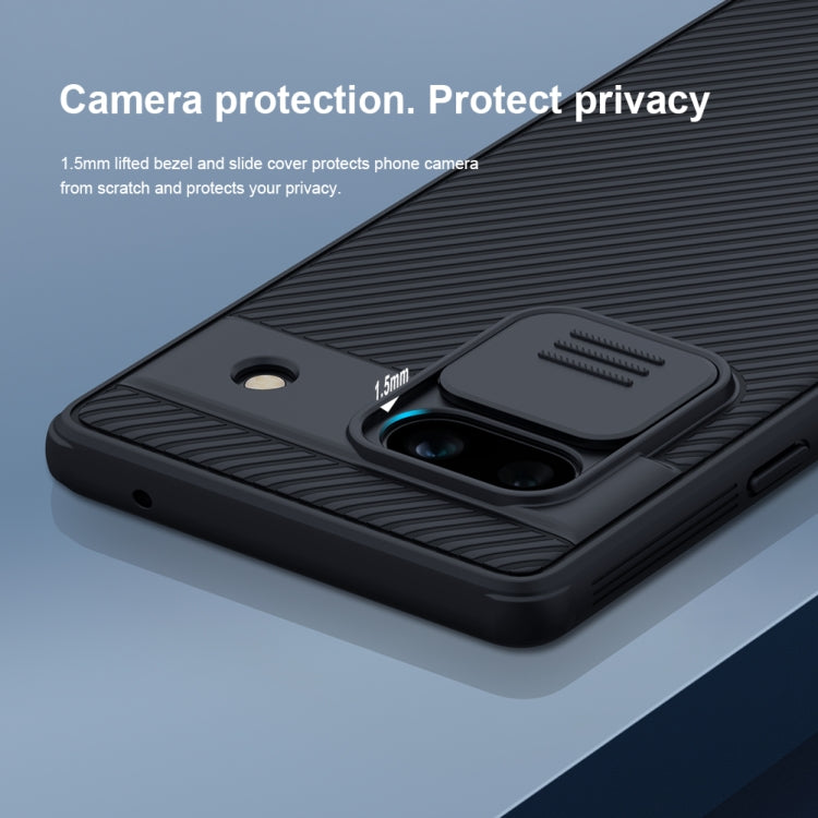 For Google Pixel 7A NILLKIN CamShield Pro PC Phone Case(Blue) - Google Cases by NILLKIN | Online Shopping South Africa | PMC Jewellery | Buy Now Pay Later Mobicred