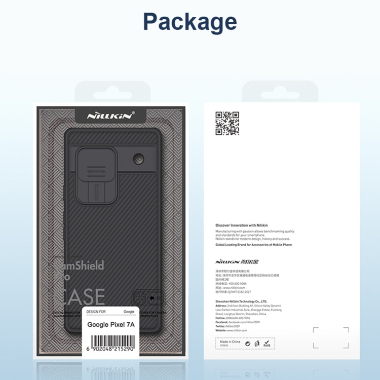 For Google Pixel 7A NILLKIN CamShield Pro PC Phone Case(Blue) - Google Cases by NILLKIN | Online Shopping South Africa | PMC Jewellery | Buy Now Pay Later Mobicred