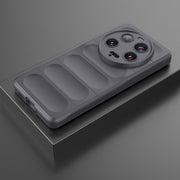 For Xiaomi 13 Ultra Magic Shield TPU + Flannel Phone Case(Dark Grey)