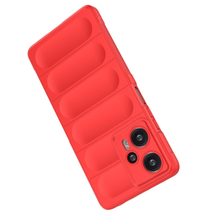 For Xiaomi Redmi Note 12 Turbo Magic Shield TPU + Flannel Phone Case(Dark Blue)