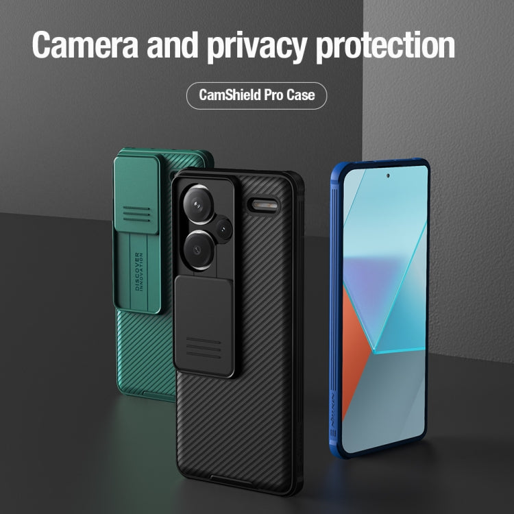 For Xiaomi Redmi Note 13 Pro+ 5G NILLKIN CamShield Pro PC Phone Case(Black) - free shipping - PMC Jewellery - Order now!
