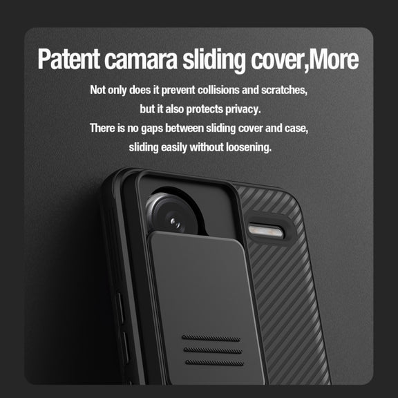 For Xiaomi Redmi Note 13 Pro+ 5G NILLKIN CamShield Pro PC Phone Case(Black)