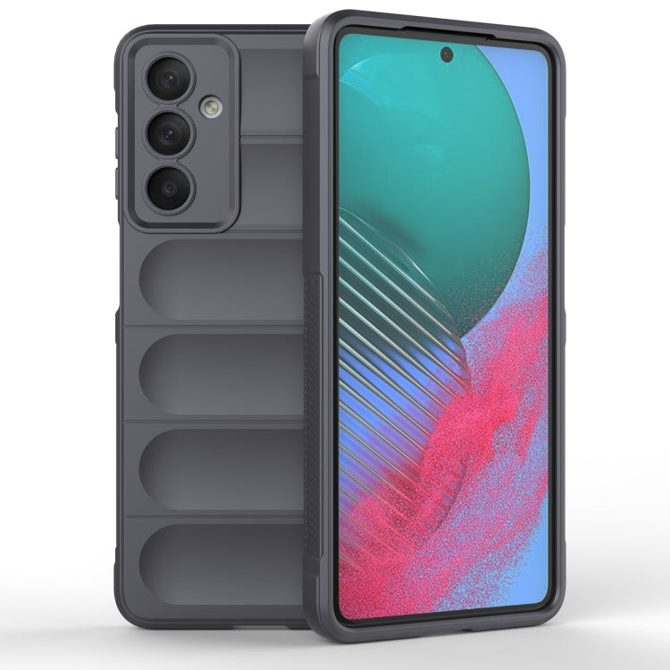 For Samsung Galaxy M54 5G Magic Shield TPU + Flannel Phone Case(Dark Grey) - free shipping - PMC TechLife - Order now!