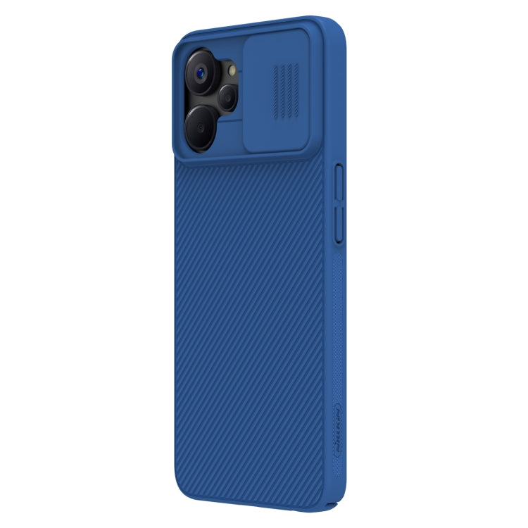 For Realme 9i 5G / 10 5G / 10T 5G NILLKIN Black Mirror Series Camshield PC Phone Case(Blue) - Realme Cases by NILLKIN | Online Shopping South Africa | PMC TechLife | Buy Now Pay Later Mobicred