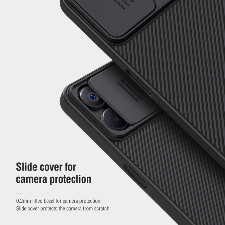 For Realme 9i 5G / 10 5G / 10T 5G NILLKIN Black Mirror Series Camshield PC Phone Case(Blue) - Realme Cases by NILLKIN | Online Shopping South Africa | PMC TechLife | Buy Now Pay Later Mobicred