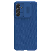 For Samsung Galaxy M54 5G NILLKIN Black Mirror Series Camshield PC Phone Case(Blue)