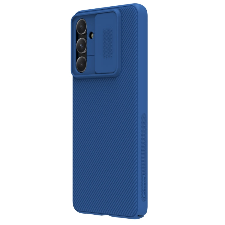 For Samsung Galaxy M54 5G NILLKIN Black Mirror Series Camshield PC Phone Case(Blue)