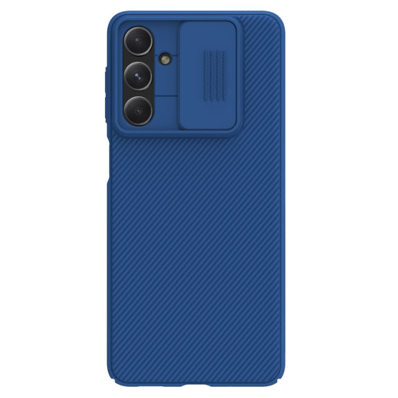 For Samsung Galaxy M54 5G NILLKIN Black Mirror Series Camshield PC Phone Case(Blue)