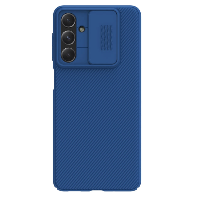 For Samsung Galaxy M54 5G NILLKIN Black Mirror Series Camshield PC Phone Case(Blue)