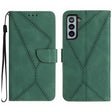 For Samsung Galaxy S22+ 5G Stitching Embossed Leather Phone Case(Green) - free shipping - PMC TechLife - Order now!