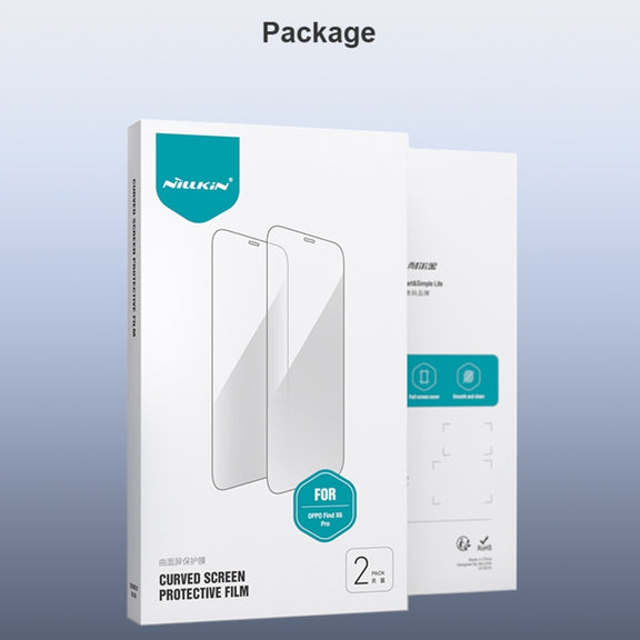 For OPPO Find X6 Pro NILLKIN Impact Resistant Curved Surface Tempered Glass Film