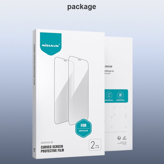 For OPPO Find X6 NILLKIN Impact Resistant Curved Surface Tempered Glass Film
