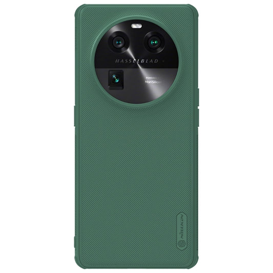 For OPPO Find X6 NILLKIN Frosted Shield Pro PC + TPU Phone Case(Green) - OPPO Cases by NILLKIN | Online Shopping South Africa | PMC Jewellery | Buy Now Pay Later Mobicred