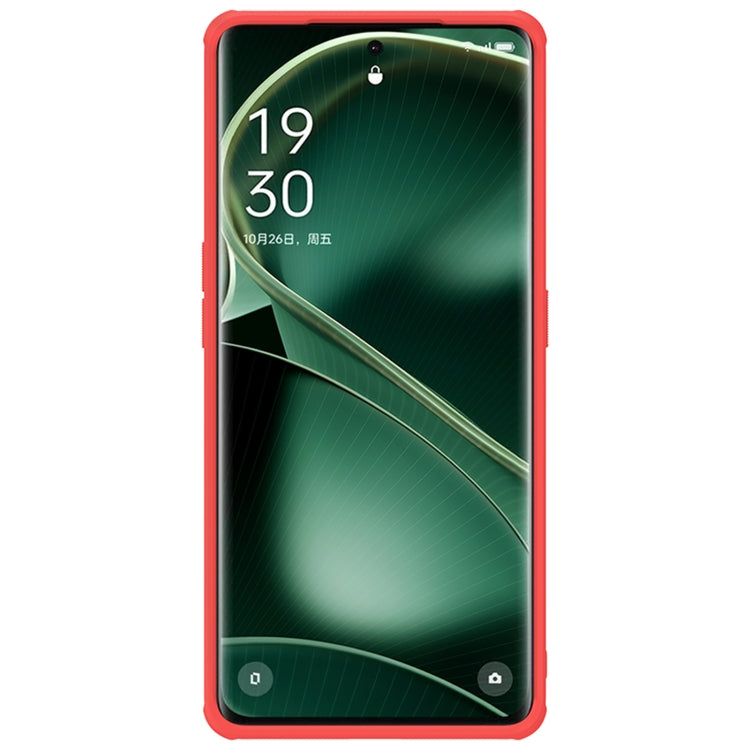 For OPPO Find X6 NILLKIN Frosted Shield Pro PC + TPU Phone Case(Red)