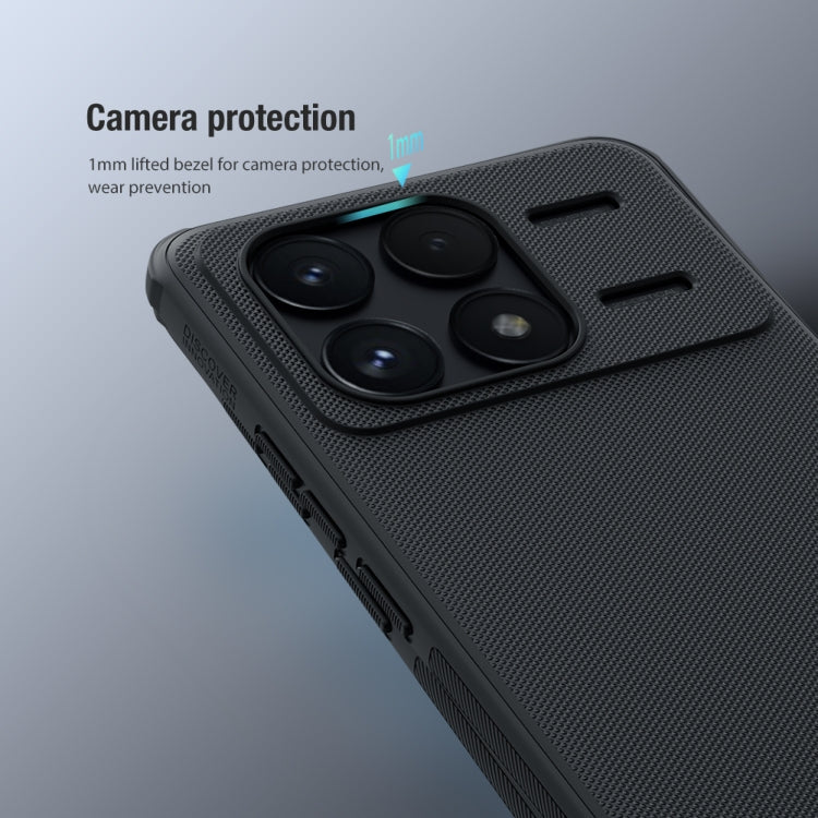 For Xiaomi Redmi K70 / K70 Pro NILLKIN Frosted Shield Pro PC + TPU Phone Case(Blue) - free shipping - PMC TechLife - Order now!