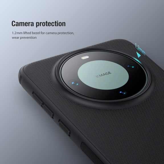 For Huawei Mate 60 Pro NILLKIN Frosted Shield Pro PC + TPU Phone Case(Blue)