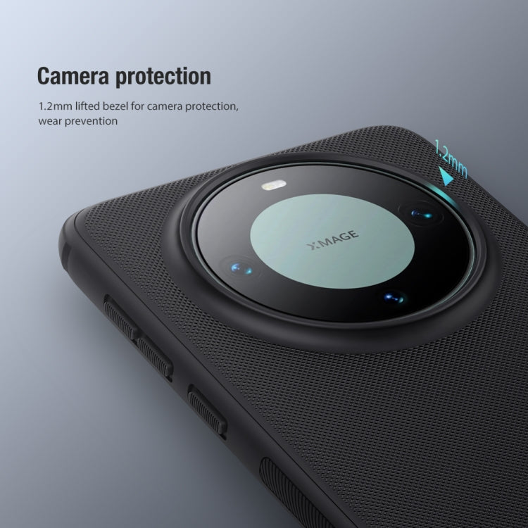 For Huawei Mate 60 Pro NILLKIN Frosted Shield Pro PC + TPU Phone Case(Blue)