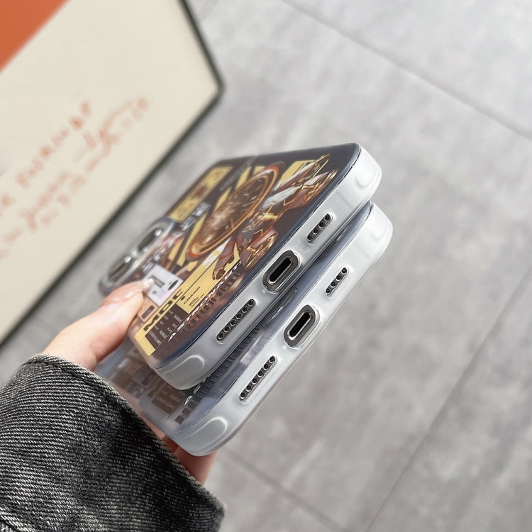 For iPhone 14 Dual-side IMD Astronaut Frosted Phone Case(Blue Grey) - free shipping - PMC TechLife - Order now!