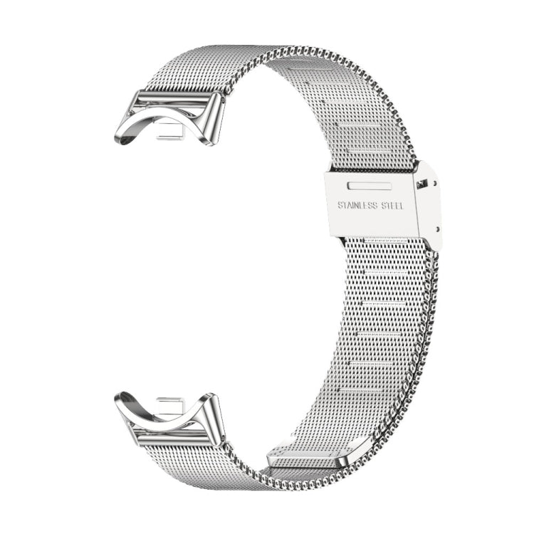 For Xiaomi Smart Band 10 / 9 / 8 Mijobs Milan Buckle Metal Stainless Steel Watch Band(Silver) - free shipping - PMC TechLife - Order now!