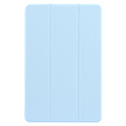 For Xiaomi Pad 6 / Pad 6 Pro Three-fold Holder Flip Tablet Leather Case(Sky Blue)
