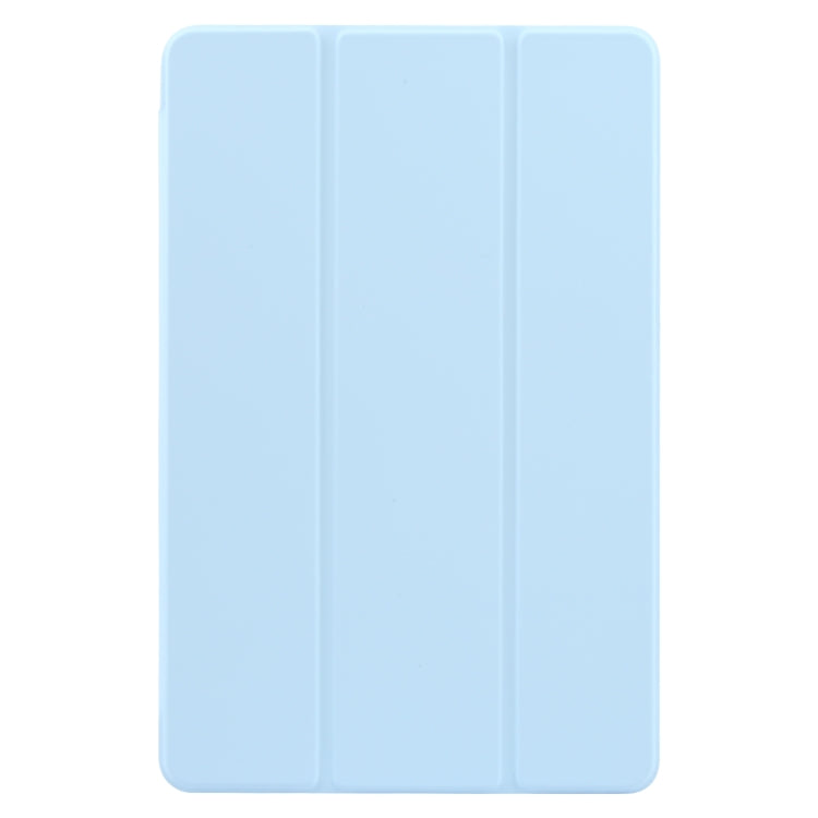 For Xiaomi Pad 6 / Pad 6 Pro Three-fold Holder Flip Tablet Leather Case(Sky Blue)