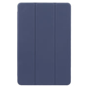 For Xiaomi Pad 6 / Pad 6 Pro Three-fold Holder Flip Tablet Leather Case(Dark Blue)