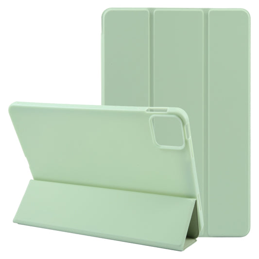 For Xiaomi Pad 6 / Pad 6 Pro Three-fold Holder Flip Tablet Leather Case(Mint Green) - free shipping - PMC Jewellery - Order now!