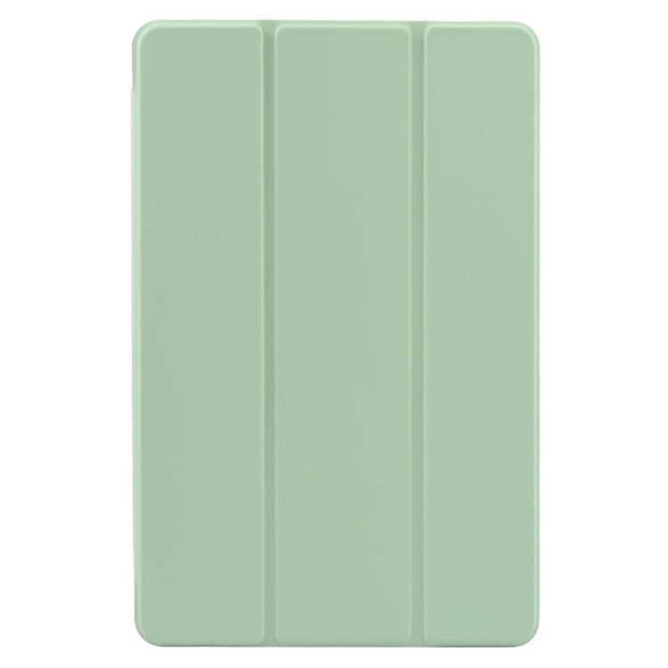 For Xiaomi Pad 6 / Pad 6 Pro Three-fold Holder Flip Tablet Leather Case(Mint Green)