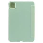 For Xiaomi Pad 6 / Pad 6 Pro Three-fold Holder Flip Tablet Leather Case(Mint Green)