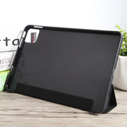 For Xiaomi Pad 6 / Pad 6 Pro Three-fold Holder Flip Tablet Leather Case(Black)