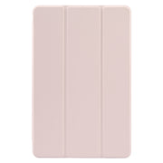 For Xiaomi Pad 6 / Pad 6 Pro Three-fold Holder Flip Tablet Leather Case(Light Pink)